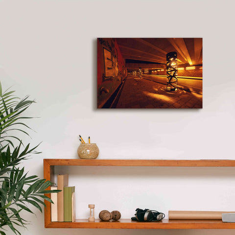 Image of 'Light Bridge' by Sebastien Lory, Giclee Canvas Wall Art,18 x 12