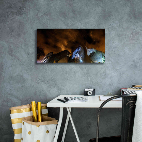 Image of 'Lv Color' by Sebastien Lory, Giclee Canvas Wall Art,24 x 12