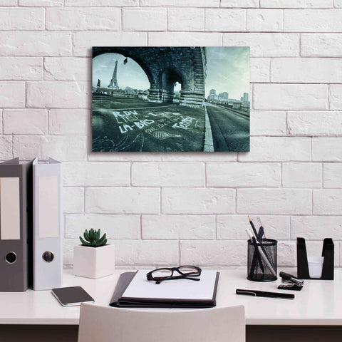 Image of 'Paris Tennis' by Sebastien Lory, Giclee Canvas Wall Art,18 x 12