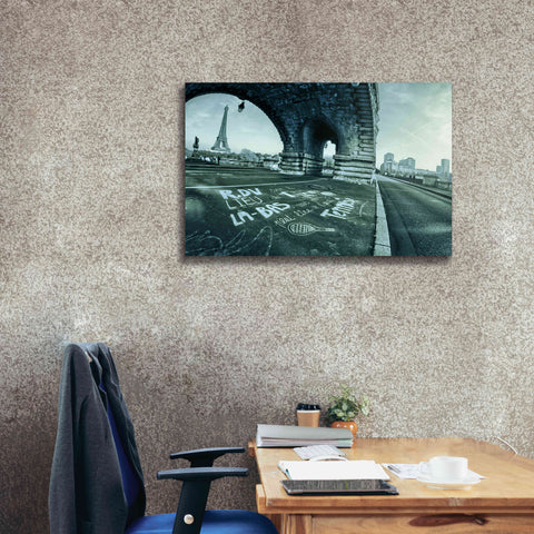 Image of 'Paris Tennis' by Sebastien Lory, Giclee Canvas Wall Art,40 x 26