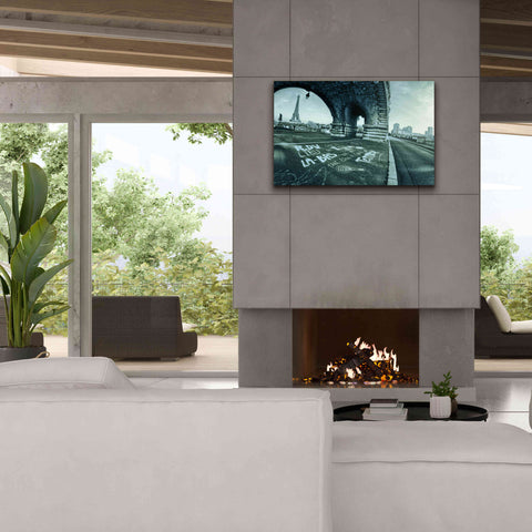 Image of 'Paris Tennis' by Sebastien Lory, Giclee Canvas Wall Art,40 x 26