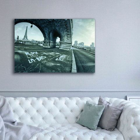 Image of 'Paris Tennis' by Sebastien Lory, Giclee Canvas Wall Art,60 x 40