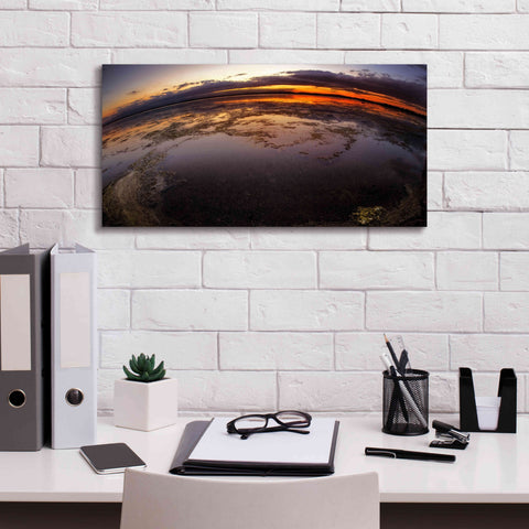 Image of 'Etang St Cyp Color' by Sebastien Lory, Giclee Canvas Wall Art,24 x 12