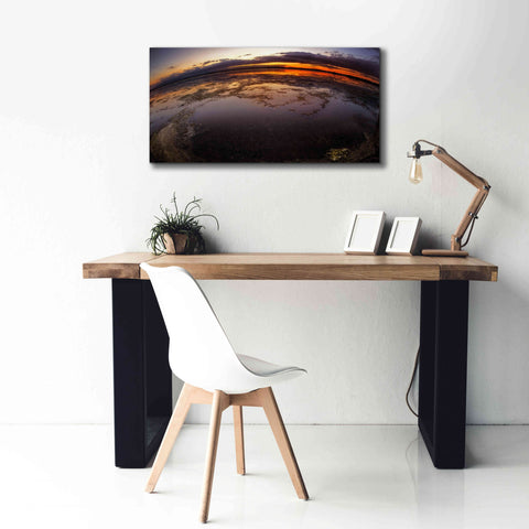 Image of 'Etang St Cyp Color' by Sebastien Lory, Giclee Canvas Wall Art,40 x 20