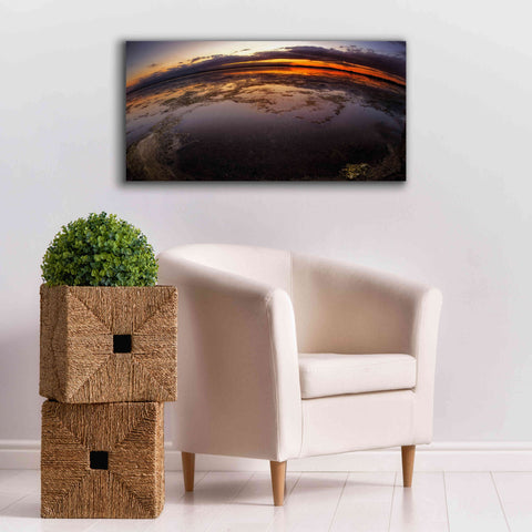 Image of 'Etang St Cyp Color' by Sebastien Lory, Giclee Canvas Wall Art,40 x 20
