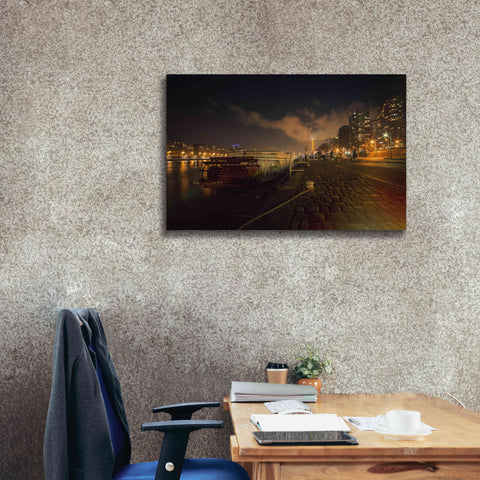 Image of 'Moody Eiffel' by Sebastien Lory, Giclee Canvas Wall Art,40 x 26
