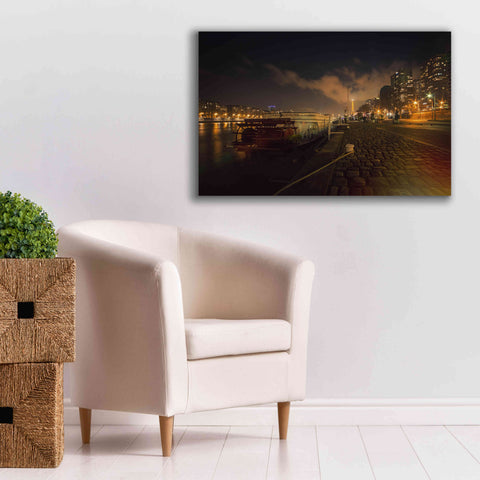 Image of 'Moody Eiffel' by Sebastien Lory, Giclee Canvas Wall Art,40 x 26