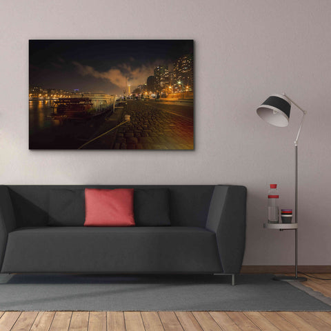 Image of 'Moody Eiffel' by Sebastien Lory, Giclee Canvas Wall Art,60 x 40