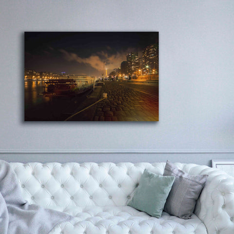 Image of 'Moody Eiffel' by Sebastien Lory, Giclee Canvas Wall Art,60 x 40
