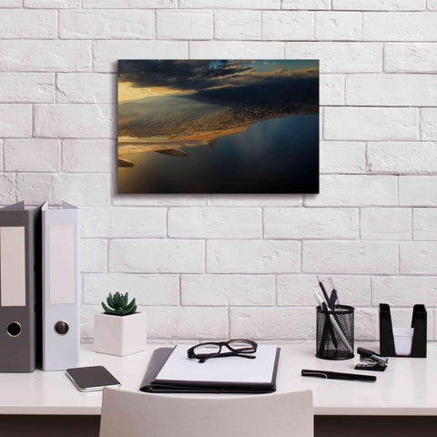 Image of 'Nice Airport' by Sebastien Lory, Giclee Canvas Wall Art,18 x 12