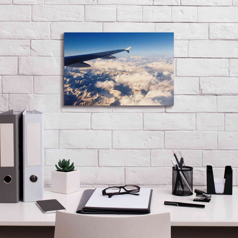 Image of 'Over The Mountains' by Sebastien Lory, Giclee Canvas Wall Art,18 x 12