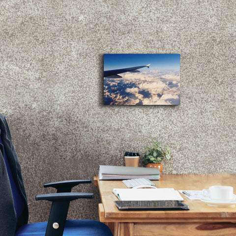 Image of 'Over The Mountains' by Sebastien Lory, Giclee Canvas Wall Art,18 x 12