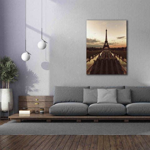 Image of 'Fire Eiffel tOWER' by Sebastien Lory, Giclee Canvas Wall Art,40 x 54