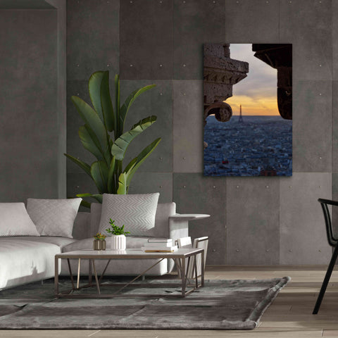 Image of 'Distant Eiffel Tower' by Sebastien Lory, Giclee Canvas Wall Art,40 x 60