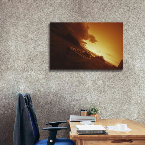Image of 'Golden Sunset' by Sebastien Lory, Giclee Canvas Wall Art,40 x 26