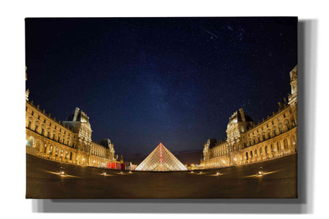 Image of 'Lourve Museum Nights' by Sebastien Lory, Giclee Canvas Wall Art