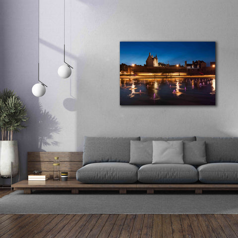 Image of 'Castle Reflections' by Sebastien Lory, Giclee Canvas Wall Art,60 x 40