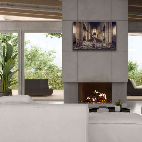 Image of 'Inside the Church' by Sebastien Lory, Giclee Canvas Wall Art,40 x 26