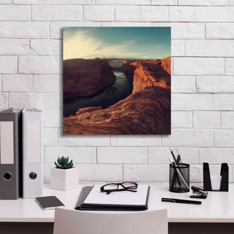 Image of 'Mistery Canyon II' by Sebastien Lory, Giclee Canvas Wall Art,18 x 18