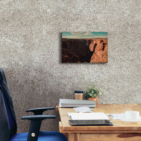 Image of 'Mistery Canyon III' by Sebastien Lory, Giclee Canvas Wall Art,18 x 12