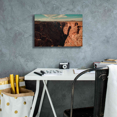 Image of 'Mistery Canyon III' by Sebastien Lory, Giclee Canvas Wall Art,18 x 12