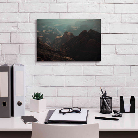 Image of 'Mountains' by Sebastien Lory, Giclee Canvas Wall Art,18 x 12