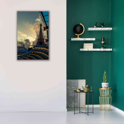 Image of 'Eiffel Vegas' by Sebastien Lory, Giclee Canvas Wall Art,26 x 40