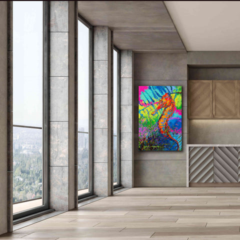 Image of 'Miniature Majesty of the Ocean Orange Caribbe' by Jace D McTier, Giclee Canvas Wall Art,40 x 60