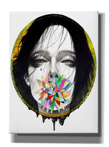 Image of 'Black Blossom' by MinJae, Giclee Canvas Wall Art