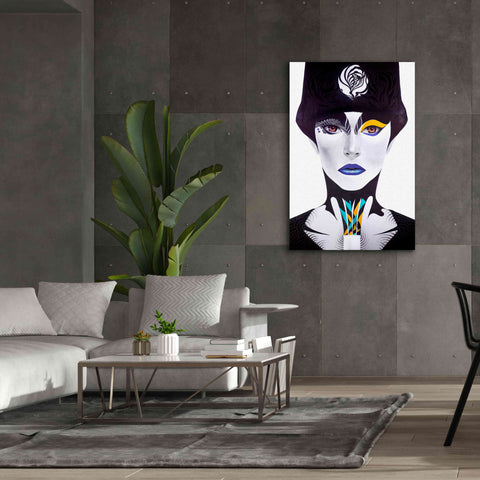 Image of 'Blue Lip' by MinJae, Giclee Canvas Wall Art,40 x 60