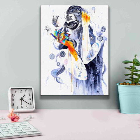 Image of 'Flower' by MinJae, Giclee Canvas Wall Art,12 x 16