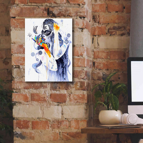 Image of 'Flower' by MinJae, Giclee Canvas Wall Art,12 x 16