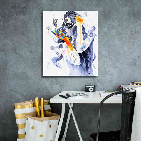 Image of 'Flower' by MinJae, Giclee Canvas Wall Art,20 x 24