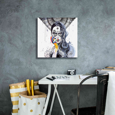 Image of 'Janus' by MinJae, Giclee Canvas Wall Art,18 x 18