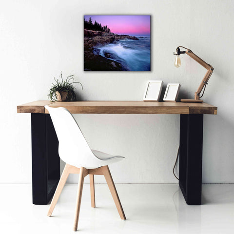 Image of 'Acadia Dusk' by Mike Jones, Giclee Canvas Wall Art,24 x 20
