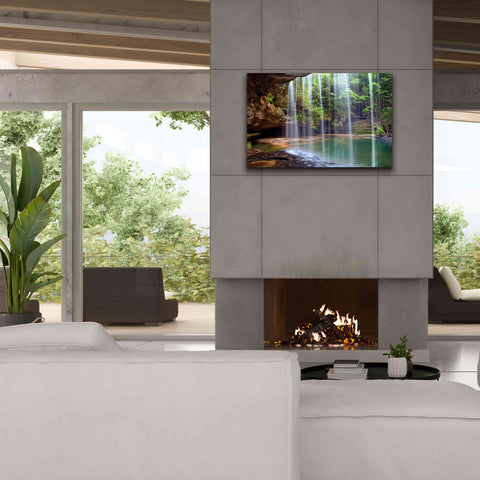 Image of 'Alabama Caney Creek Veil' by Mike Jones, Giclee Canvas Wall Art,40 x 26