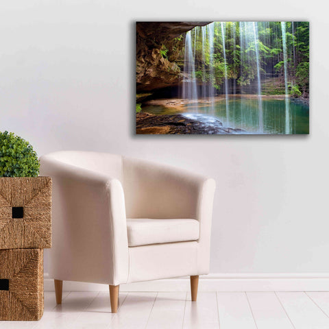 Image of 'Alabama Caney Creek Veil' by Mike Jones, Giclee Canvas Wall Art,40 x 26