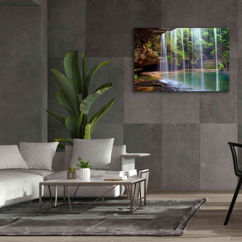 Image of 'Alabama Caney Creek Veil' by Mike Jones, Giclee Canvas Wall Art,60 x 40