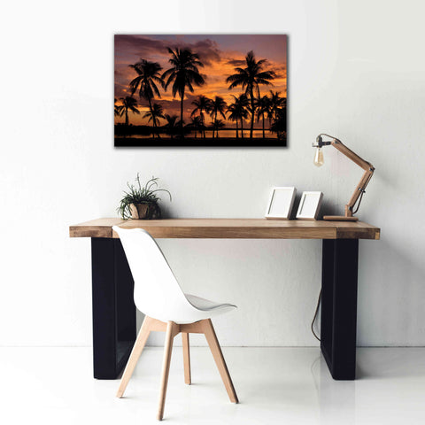 Image of 'Marathon Key Sunset' by Mike Jones, Giclee Canvas Wall Art,40 x 26