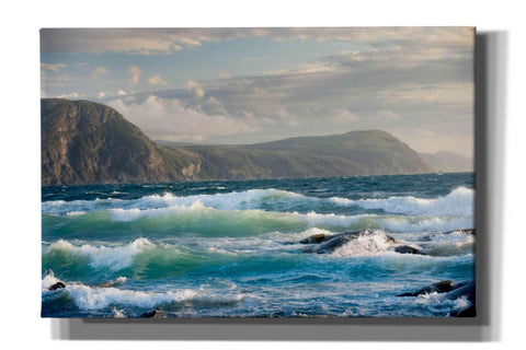 Image of 'Newfoundland Sunset Surf' by Mike Jones, Giclee Canvas Wall Art