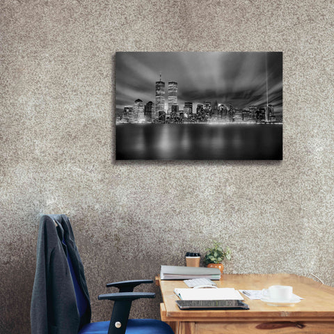 Image of 'NYC WTC Skyline' by Mike Jones, Giclee Canvas Wall Art,40 x 26