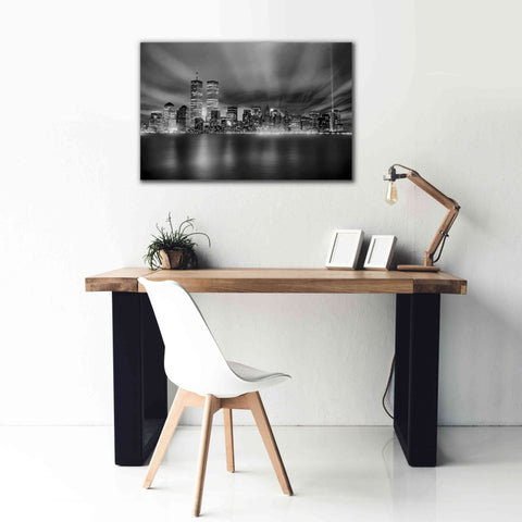 Image of 'NYC WTC Skyline' by Mike Jones, Giclee Canvas Wall Art,40 x 26