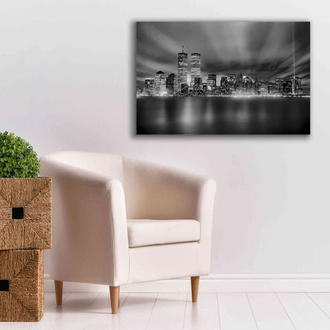 Image of 'NYC WTC Skyline' by Mike Jones, Giclee Canvas Wall Art,40 x 26