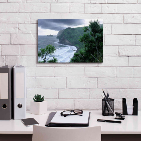 Image of 'Pololu Valley' by Mike Jones, Giclee Canvas Wall Art,18 x 12