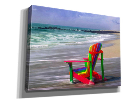 Image of 'Rainbow Chair' by Mike Jones, Giclee Canvas Wall Art