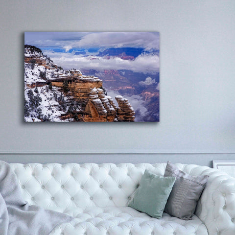 Image of 'Storm Clouds Mather Point' by Mike Jones, Giclee Canvas Wall Art,60 x 40