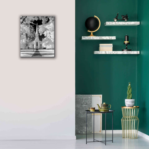 Image of 'Westfield Church Infrared' by Mike Jones, Giclee Canvas Wall Art,20 x 24