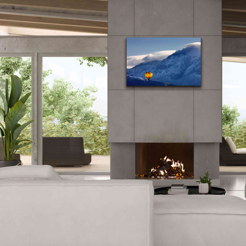 Image of 'Balloon Fiesta Snow' by Mike Jones, Giclee Canvas Wall Art,40 x 26