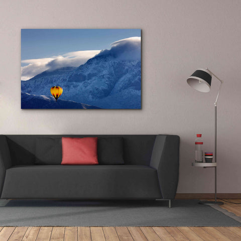 Image of 'Balloon Fiesta Snow' by Mike Jones, Giclee Canvas Wall Art,60 x 40