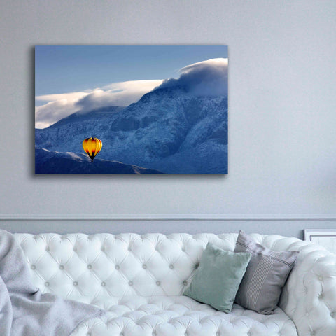Image of 'Balloon Fiesta Snow' by Mike Jones, Giclee Canvas Wall Art,60 x 40